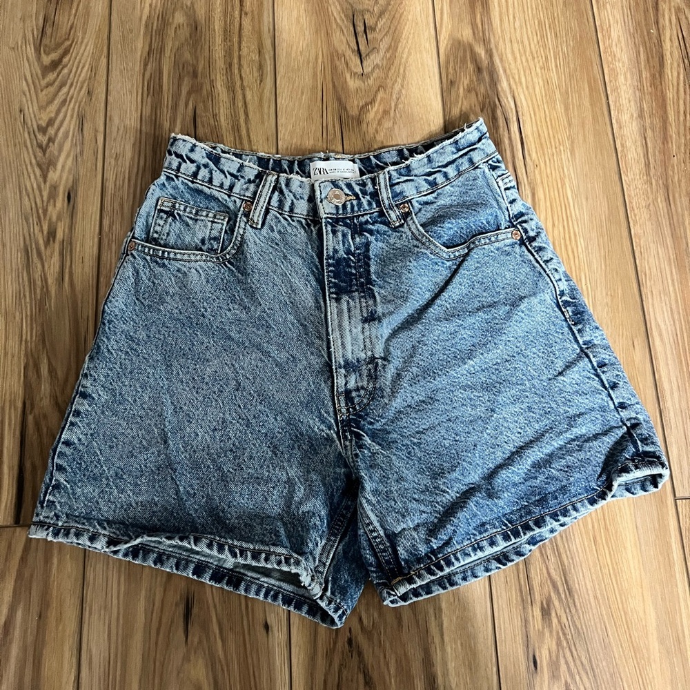 Zara denim shorts
